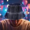 LED Fisherman Hat Neon Rave Bucket Cap 7 Colors Glow In The