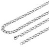 1 Set Titanium Steel Cuban Link Chain Men's Polished Stainless Steel Jewelry, Hip-Hop Party Style Necklace And Bracelet No Pendant Design