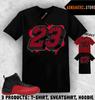 Футболка в тон AJ 12 Flu Game Для matching кроссовок Номер 23 12s Футболка Унисекс Футболка