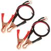[4 штуки] Кабель с зажимами типа "крокодил" для аккумулятора 50A Высокомощный зажим "крокодил" Кабель для запуска двигателя Зажим для инвертора Простой в использовании