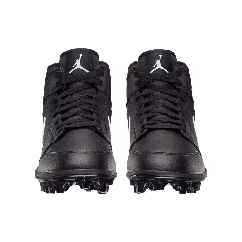 Jordan 1 Шиповка Mid Td Черно-белая FJ6805-001