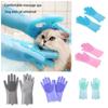 Перчатки для купания домашних животных, чистка кошек, груминг, массажная расческа, против царапин, перчатки для глубокой чистки собак и удаления шерсти