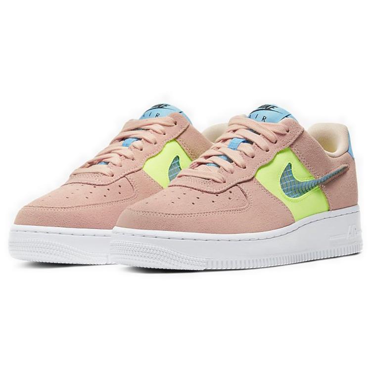 Nike Air Force 1 Low Washed Coral Ghost Green Женские CJ1647-600