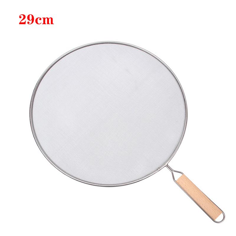 1PC Cooking Frying Stainless Steel Anti Splatter Guard Oil Net Grease Splatter Screen Pan Mesh Guard Screen Splash Cover 2024