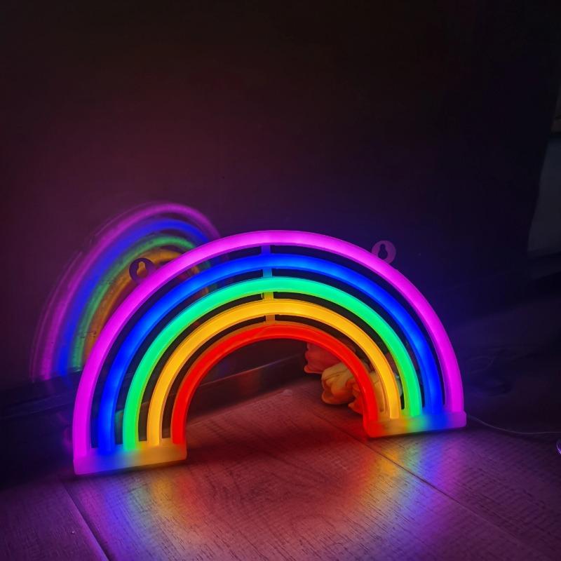 Светодиодная неоновая вывеска, USB/батарейки для бара, спальни, игровой комнаты, свадебной вечеринки, украшение стены, рождественский подарок