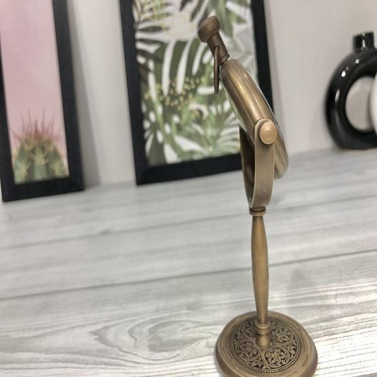 Элегантные латунные настольные часы 15,24 см, настольные часы в трофейном стиле для офиса, домашнего декора, идеальные рабочие часы, продуманный подарок для родителей на годовщину