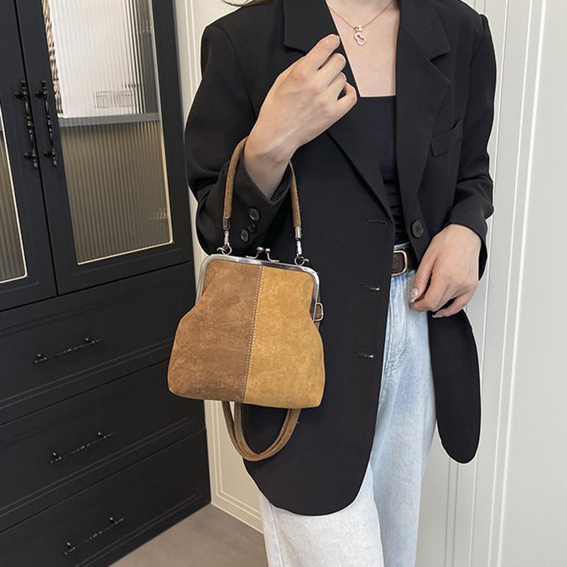 Yogodlns Women Fashionable Shoulder Bag Large Capacity Retro Handbag Clip Crossbody Bag Travel Shopping Work Shoulder Bag