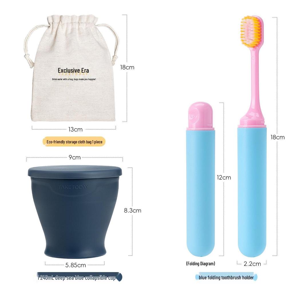 Эксклюзивная портативная силиконовая складная дорожная кружка Era