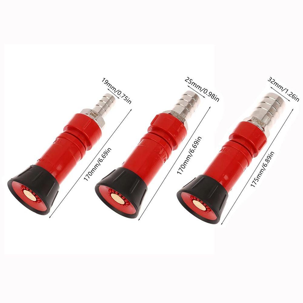 High-Pressure Sprinkler Nozzle Semi-Water Pump Large Flow Irrigation Hose Nozzle 19mm 25mm 32mm Garden Watering Nozzle