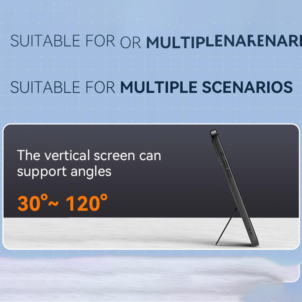 For iPhone Air Magnetic Case Foldable Kickstand PC TPU Phone Cover Compatible with MagSafe