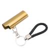 Lighter Holder Keychain with Spring Clip Aluminum Alloy Portable Lighter Case Sleeve Keychain for