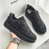 New Arrivals Man Black Sneakers Non-Slip Platform Men Skateboarding Shoes Comfy Outdoor Men's Sports Shoes Tenis Masculino Homem