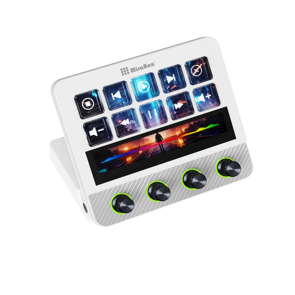 Stream Dock Pro N4 Визуально настраиваемая клавиатура с четырьмя поворотными ручками