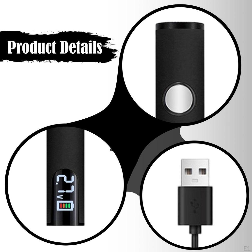 Набор паяльника Аккумулятор Ручка 650 мАч Резьба 510 Портативный Беспроводной USB для ремонта