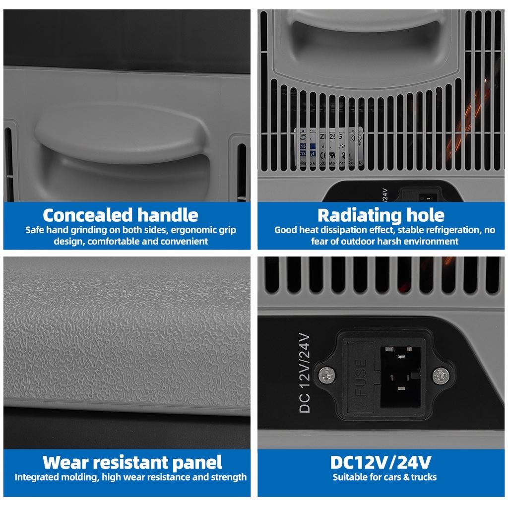 15/20/25/30/40/50л автомобильный холодильник/морозильник портативный электрический компрессорный охладитель для автомобиля и дома управление через приложение опционально
