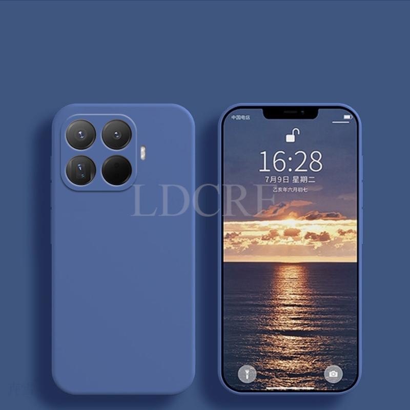 Чехол для Xiaomi 15T Pro Чехол из жидкого силикона Чехол для Xiaomi 15T Pro Обычный резиновый чехол-защита для телефона из ТПУ Чехол для Xiaomi 15T Pro
