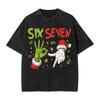 67 Six Seven 67 Meme Tshirt Summer  Vintage Tshirts Casual Trendy Cool Tshirt For Male Shortsleeved Loose Clothes