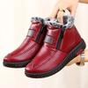 Fashion Women's Boots Plush Female Shoes Anti-slip Womens Snow Boot Winter Cotton Leather Shoes Casual Ankle Boots Botas Mujer