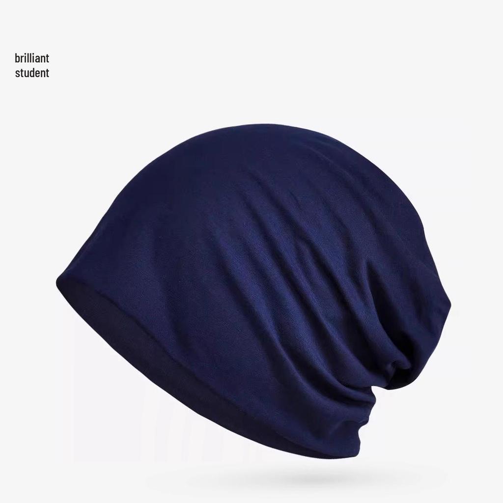 Versatile Cotton Beanie: Thin, Cuffed, Plain Style for Men & Women