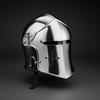 Handmade Medieval Barbuta Helmet Perfect for Renaissance Fair, Cosplay, LARP, Halloween Costume Authentic Steel Armor Replica