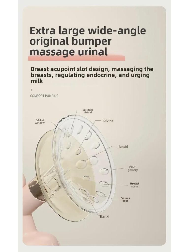 Ручной молокоотсос Bubbi Bear: Мощное, безболезненное всасывание, удобное, портативное и бесшумное для беременных и родивших женщин