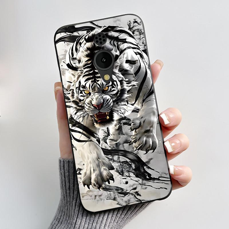 Чехол для телефона Nokia 150 2G 2023, роскошный, милый, с кроликом, любовь, смешной, мультяшный, черный, матовый, мягкий силикон, противоударный, защитная крышка