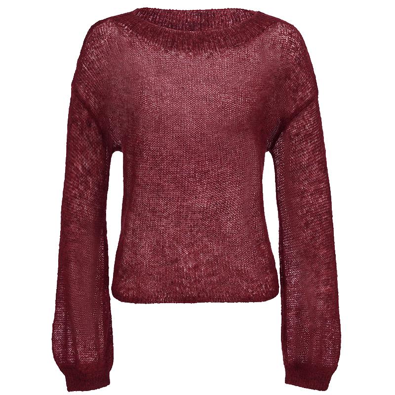 VEROMODA Women's Merino Wool Mohair Blend Slouchy Knit Sweater