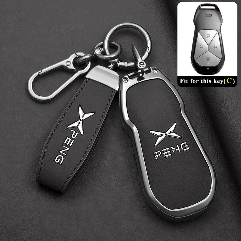 Чехол для ключа автомобиля для Xpeng Xiaopeng G6 2025 2026 Автомобильный Стайлинг Брелок Пульт Дистанционного Управления Декоративная Обложка Чехол Держатель Кольцо Аксессуары для Брелока