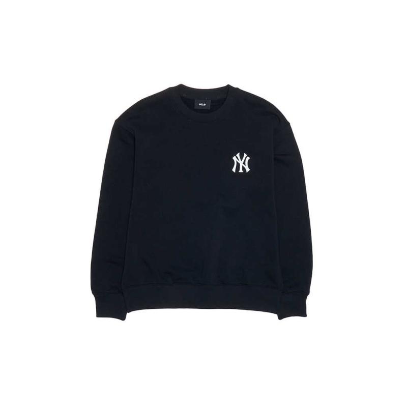 New MLB New York Yankees Sweatshirt Unisex Black 3AMTB0651-50BKS