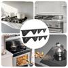2PCS Stainless Steel Stove Gap Cover Easy Retractable Length 13.8'' To 27.5'' Stove Gap Filler Oven Side Gap Filler Kitchen tool