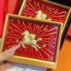 Shuibei Prosperity Gold Ornament: New Chinese Style Wealth-Attracting Photo Frame Business Gift