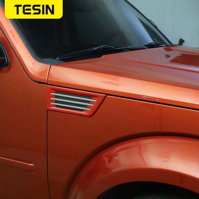 TESIN ABS углеродное волокно автомобильное украшение на крыло для Dodge Nitro 2007 2008 2009 2010 2011 2012 Внешние аксессуары