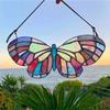 Stained Glass Window Hanging Honeycomb Multicolor Butterfly Bee Stained Glass Panels Stain Glass Hummingbird Window Hanging