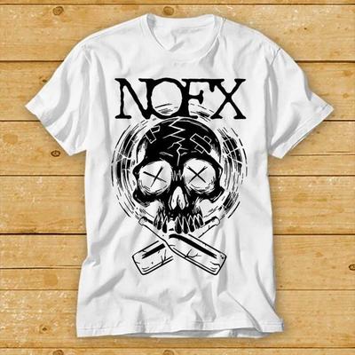 NOFX Skull Beer Music Band Never Trust A Hippie T Shirt Cult Movie Retro Vintage Top Tee 2454