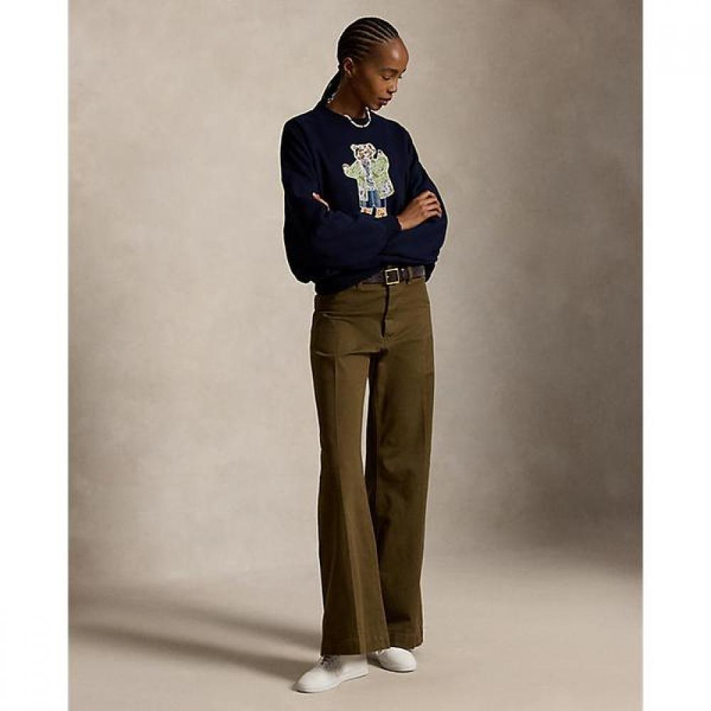 Polo Ralph Lauren Women S Patchwork Polo Bear Fleece Crewneck Wmpokninfb21047400