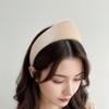 Elegant Smooth Texture Headwear Unique European Hairband Novel Velvet Crown Headband  Women