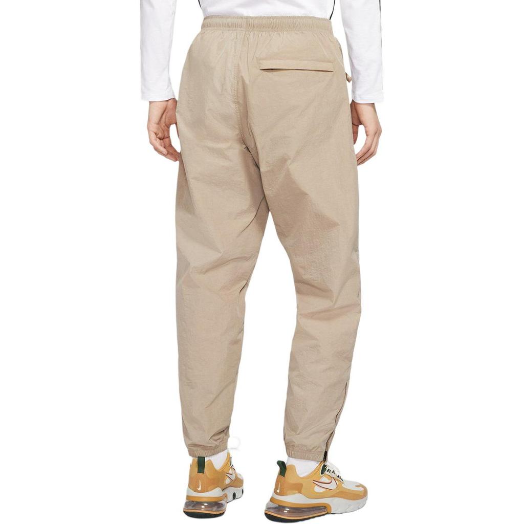 Nike Knitted Sweatpants Men's Khaki Moderate Cuffed Pants CD6544-247