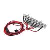 8 LEDs Light Bar White Red Taillight Lamp Accessory Part for TRAXXAS UDR 17 Truck RC Car