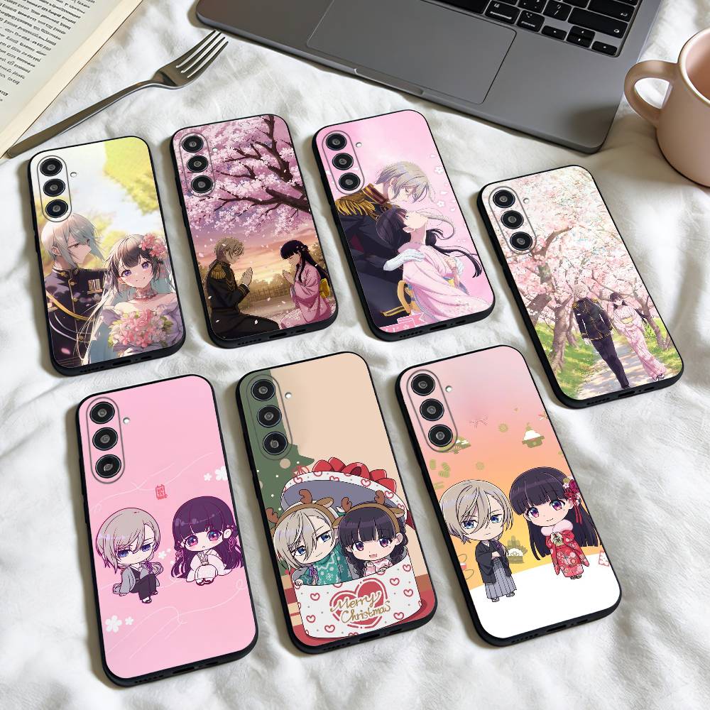 Чехол для телефона Аниме M-My Happy M-Marriage Для Samsung Galaxy A73,A72,A71,A70,A53,A52,A51,Другие Мягкий Черный Корпус
