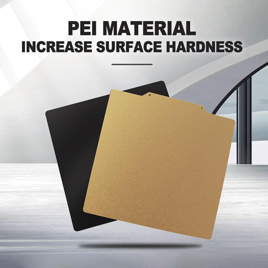 310x310 мм Двухсторонняя поверхность PEI Съемная гибкая пружинная стальная опорная плита и магнитная