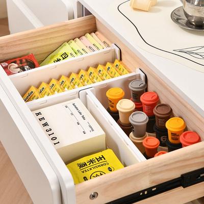 Новый выдвижной разделитель для ящиков, регулируемый, DIY, перегородка для шкафа, многофункциональный органайзер для ящиков, ящик для шкафа