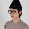 ODD DOT ODD Label Short Beanie_Black