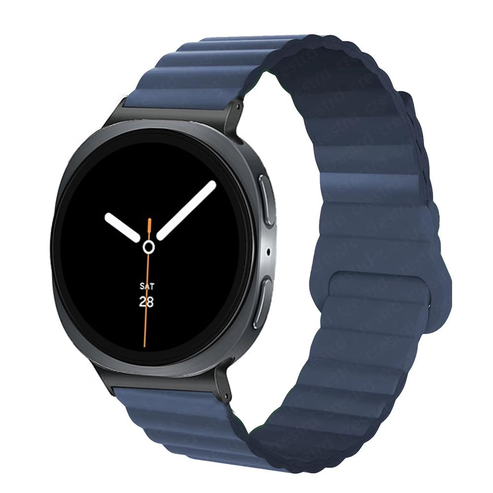 Магнитный ремешок для Samsung Galaxy watch 8/8 classic/ultra 44мм 40мм 46мм 47мм Силиконовый наручный браслет correa Galaxy watch8 Ремешок