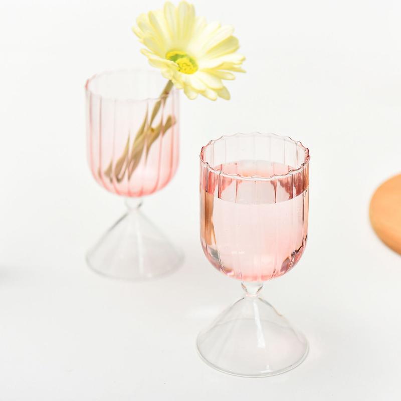 Стакан для мороженого Цветной стакан для коктейлей Мохито Шампанское Йогурт Бокал Десертная чаша Бар Вечеринка Дом Питьевая посуда Бокал Чаша