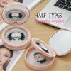 New No Glue No Eyeliner Handmade Synthetic Hair Cruelty-Free Reusable Half False Eyelashes Soft Band Quantum Magnetic