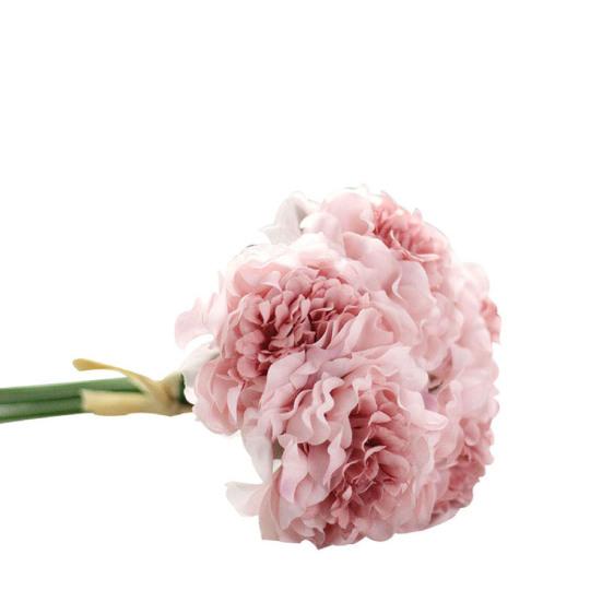 5шт поддельный пион экологически чистый многоцелевой бессмертный красивый искусственный тканевый цветок для свадьбы