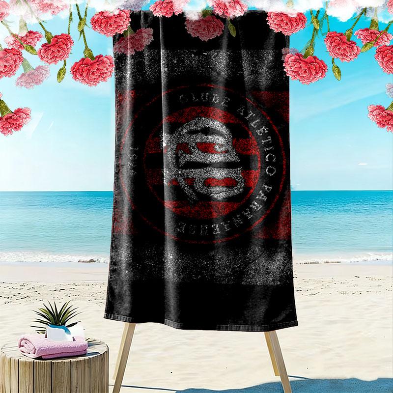 Club Athletico Paranaense Print Beach Towel, Large Soft Quick Dry Towel for Beach Camping Swimming