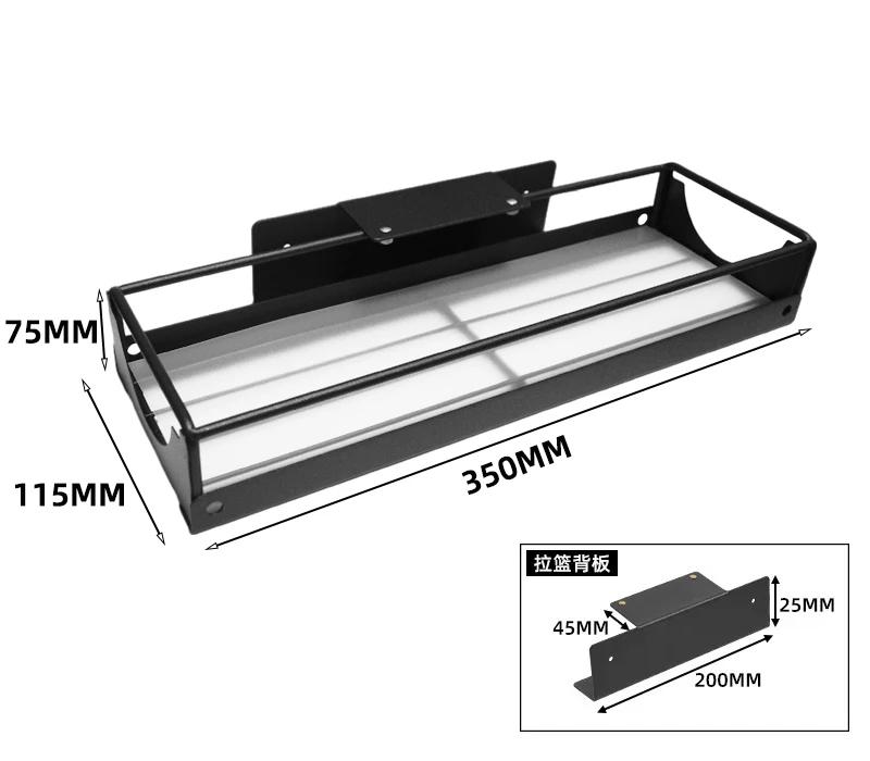 Полка для хранения кухонного шкафа, настенная направляющая, выдвижной ящик, стеллаж для хранения с зазором, органайзер под раковиной, домашний органайзер, полка