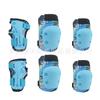 Kids Skateboarding Roller Skating Safety Gear Set With Helmet Knee Elbow Wrist Guards Boys Girls