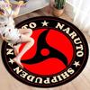 Anime Naruto Round Carpets for Living Room Rugs Soft Flannel Floor Area Rug Bedroom Carpet Mat for Children Kitchen Rug